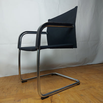 Set of 4 steel chair by Antonio Citterio for Vitra 1990s