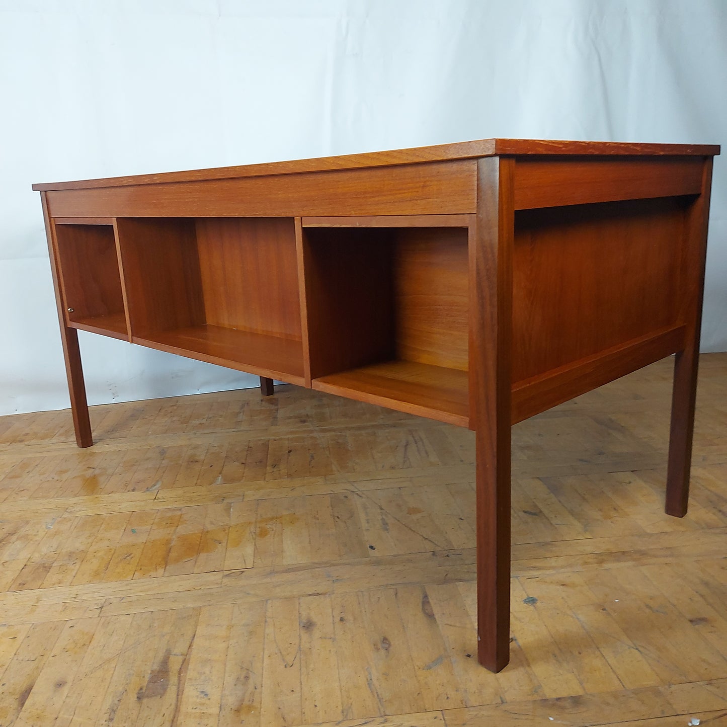 Danish teak "Domino" writing desk 1970s