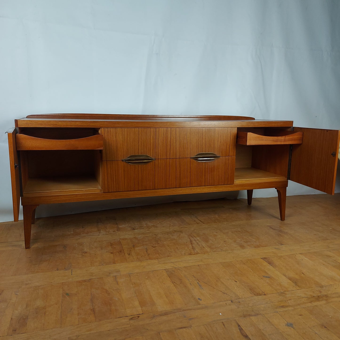 British Remploy teak sideboard 1960s