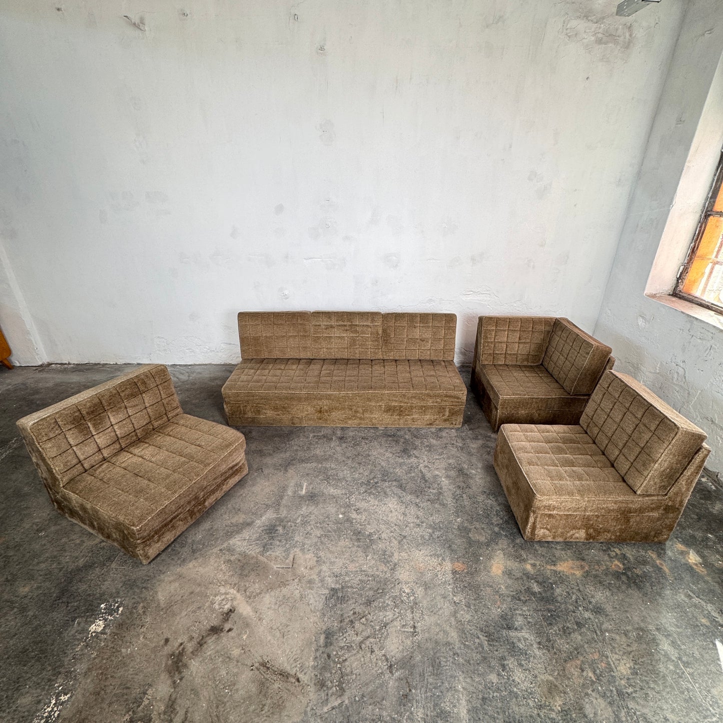 SOLD — Gloria Sofa Set 1970s Hungarian Design