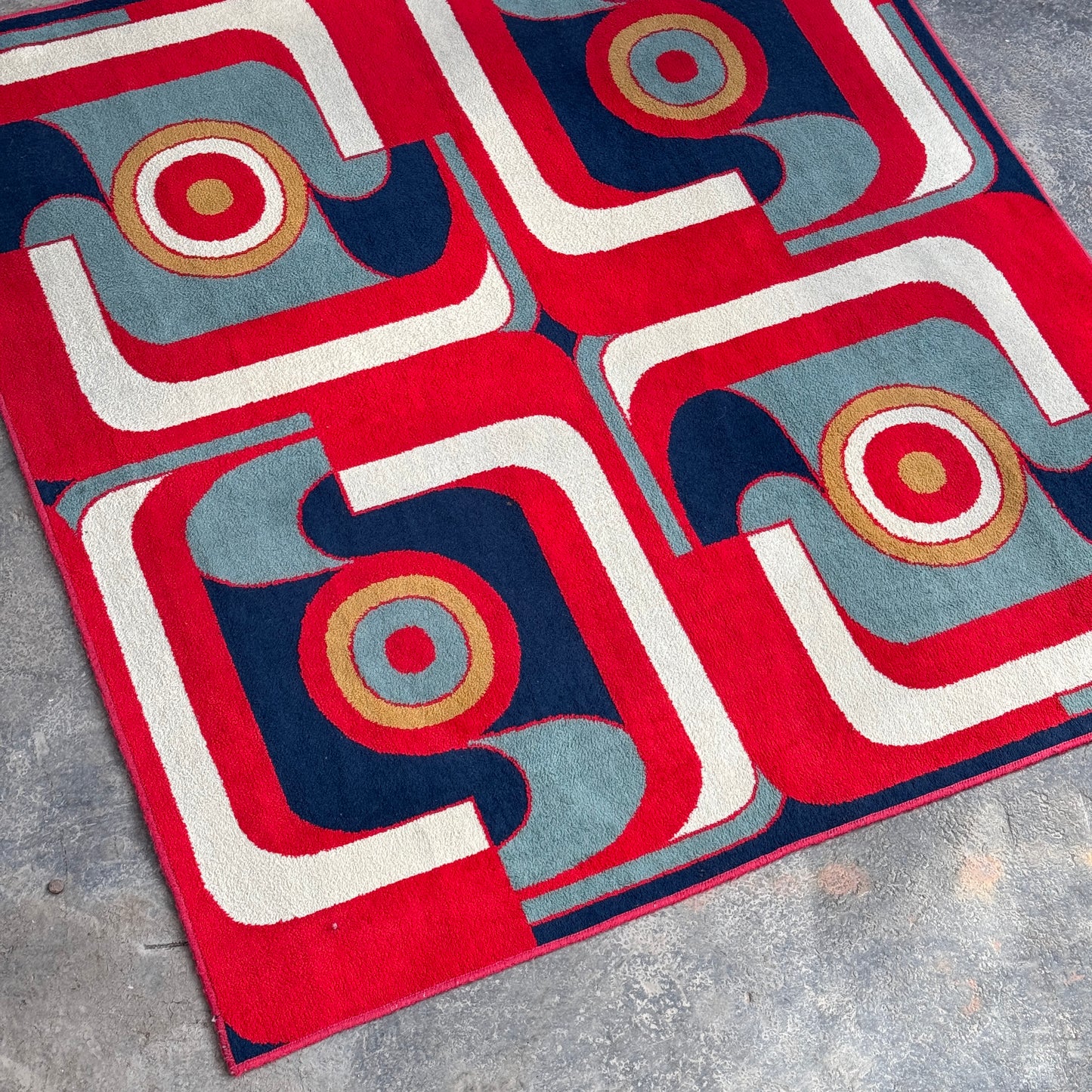 Vintage Hungarian "Fáraó" Carpet by Ferenc Fekete, LATEX Szombathely, 1974