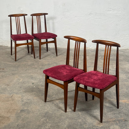 Set of 5 Polish Dining Chairs by M. Zielinski, 1960s