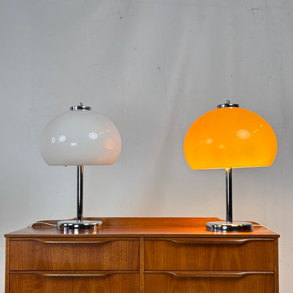 Szarvasi White Table Lamp, 1960s