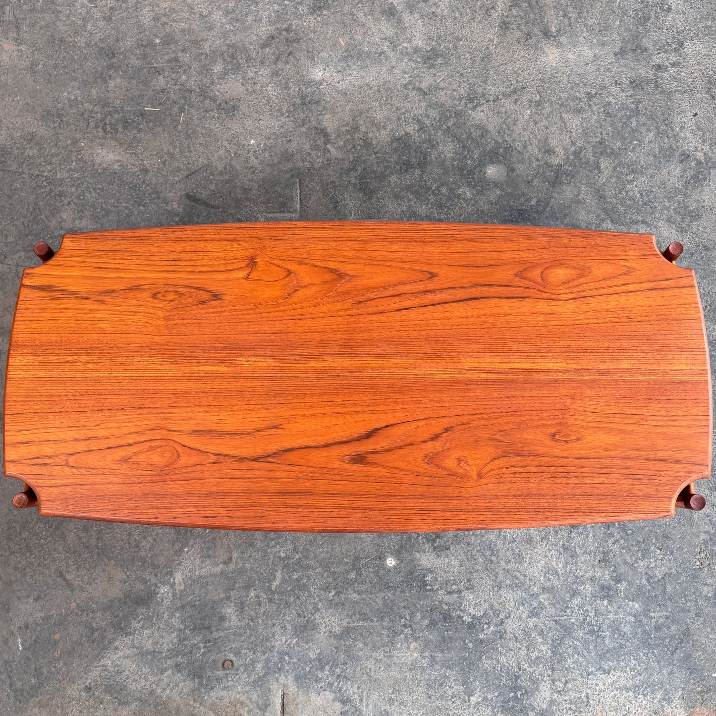 Peter Hvidt Solid Teak Coffee Table, 1960