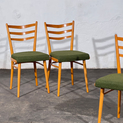 Set of 4 Czechoslovak Dining Chairs, Attributed to Interier Praha, 1960s