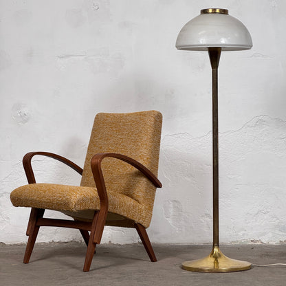 Hungarian Copper Floor Lamp by Iparművészeti Vállalat, 1960