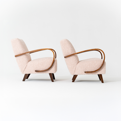 Pair of Jindrich Halabala armchairs 1930s