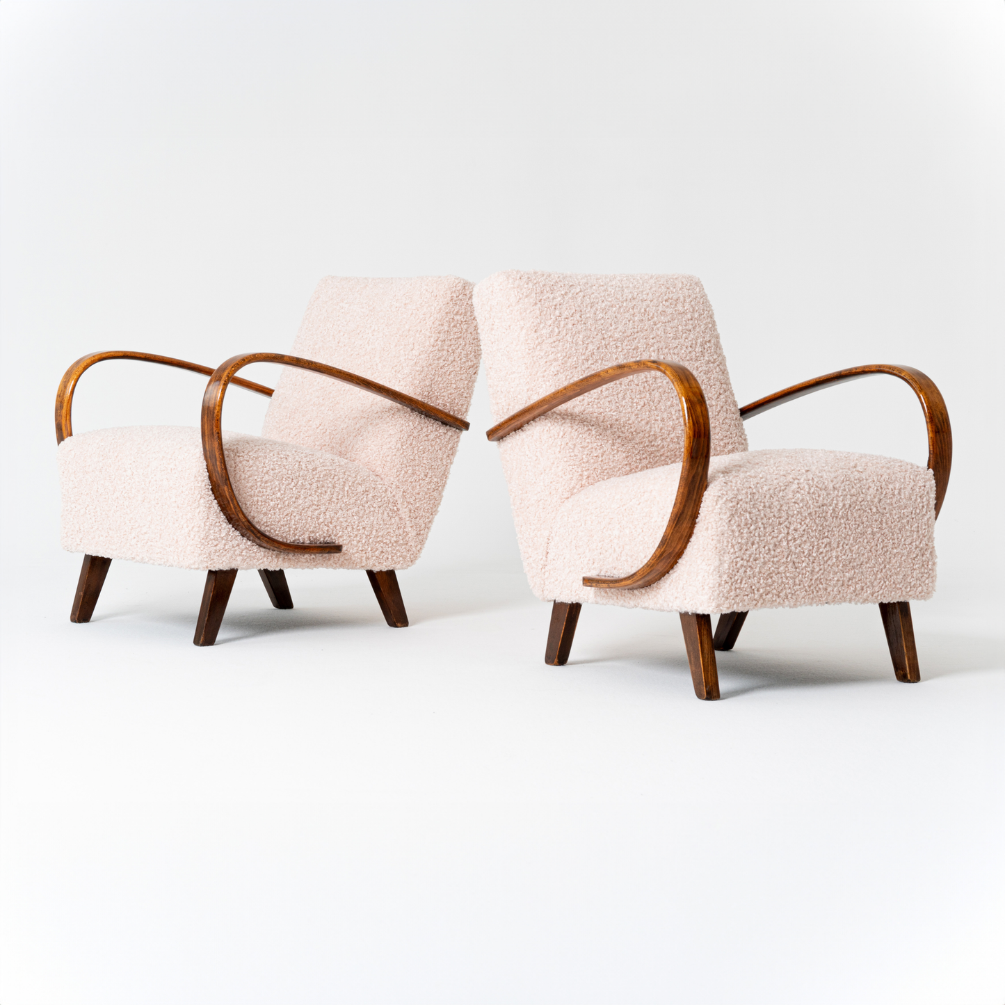 Pair of Jindrich Halabala armchairs 1930s