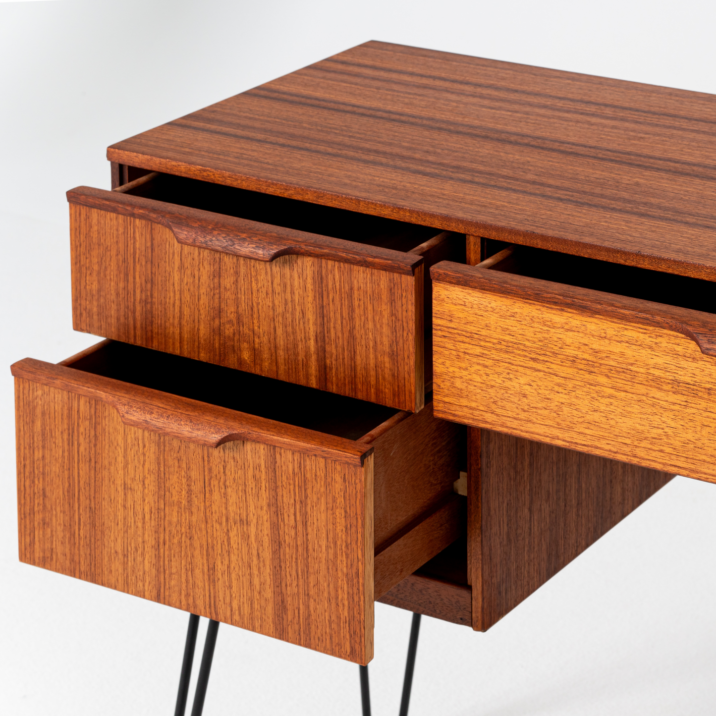 Fully refurbished GRANGE teak writing desk