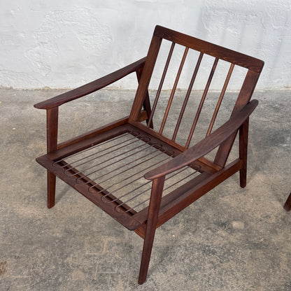Set of 2 Fully Restored Mid-Century Easy Chairs, 1960