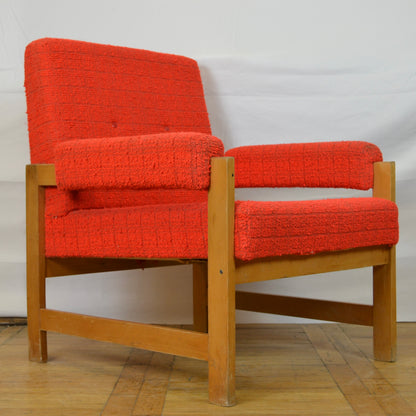 Pair of Hungarian retro armchair 1970s