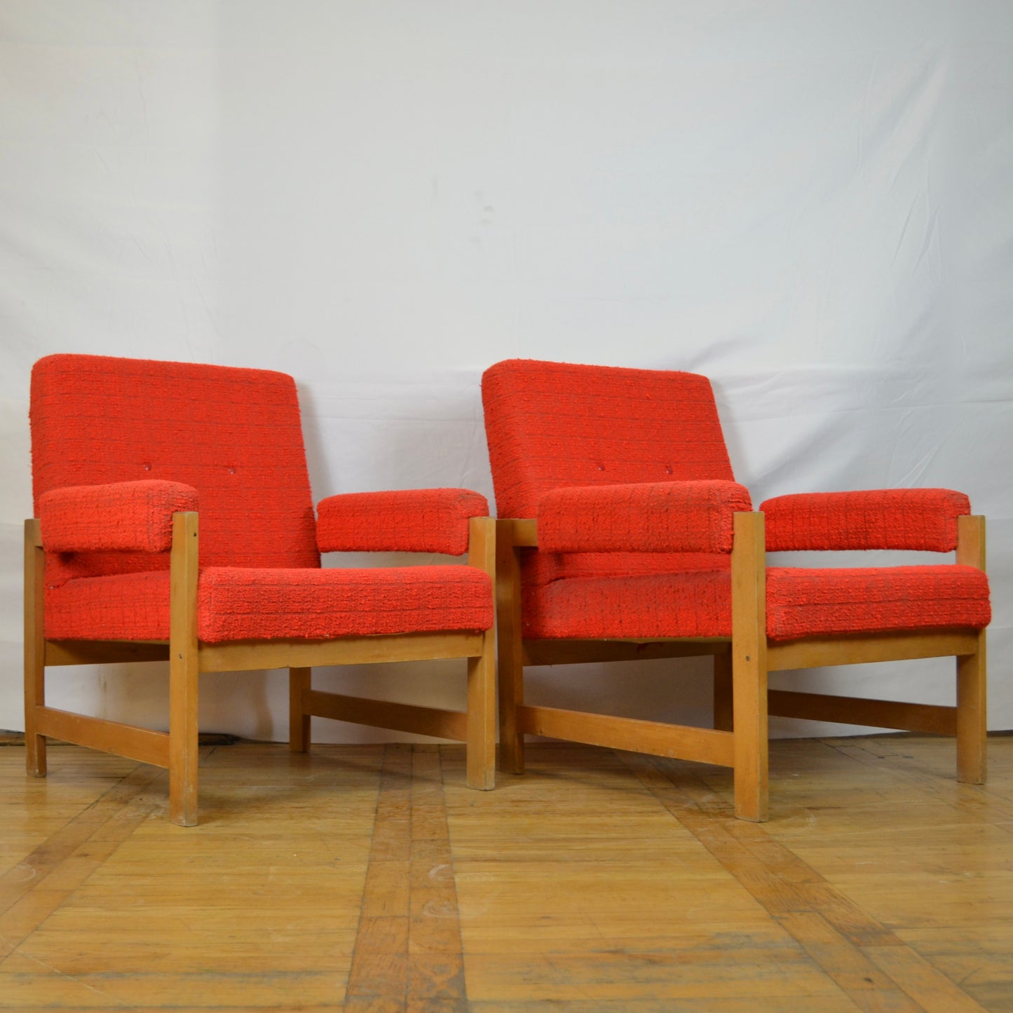 Pair of Hungarian retro armchair 1970s