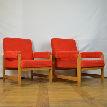 Pair of Hungarian retro armchair 1970s