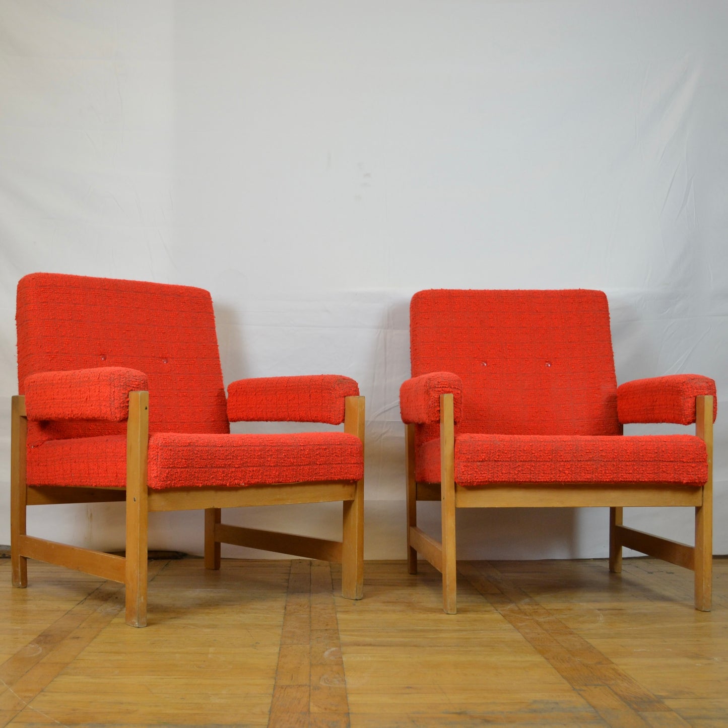 Pair of Hungarian retro armchair 1970s