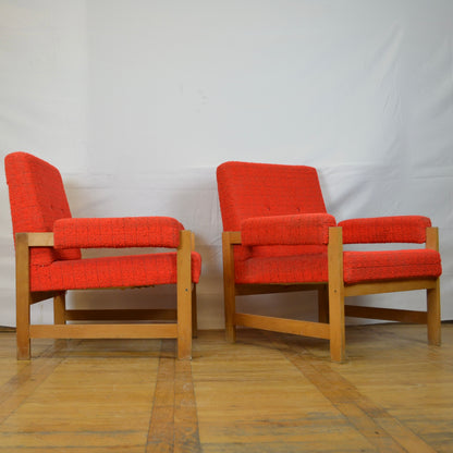 Pair of Hungarian retro armchair 1970s