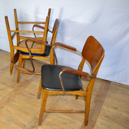 Set of 4 Danish chairs by Ib Kofod-Larsen 1960s