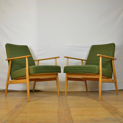 Pair of Henryk Lis Model 300-190 armchairs