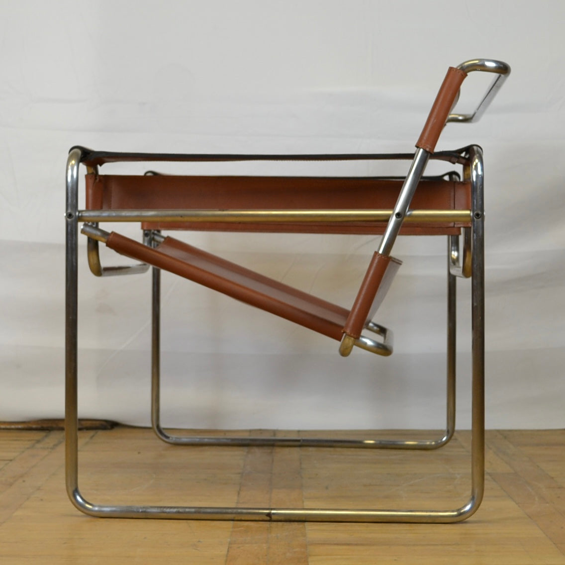 replica of Marcel Breuer "Wassily" chair