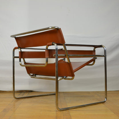 replica of Marcel Breuer "Wassily" chair