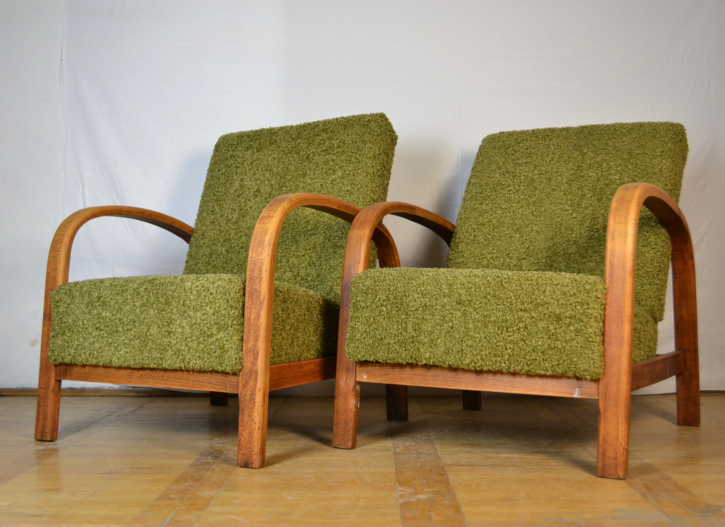 Pair of art-deco armchairs 1930s