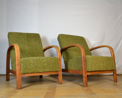 Pair of art-deco armchairs 1930s