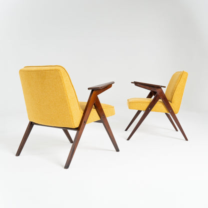 Pair of "Bunny" armchairs by Jozef Czierowski 1960s