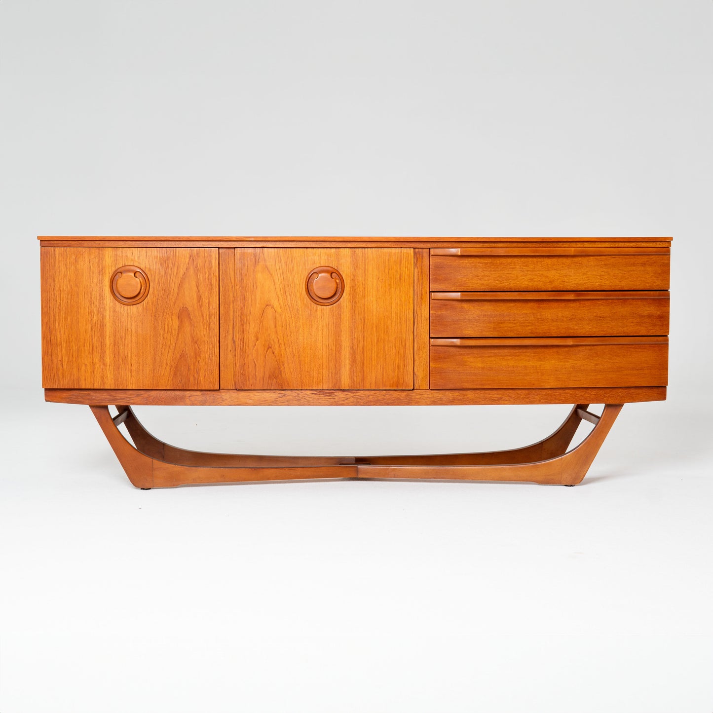 British Beautility teak sideboard 1960s