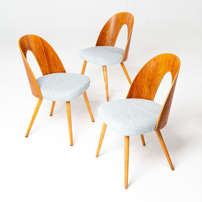 Set of 4 Tatra Nabytok chair by Antonin Suman 1960s