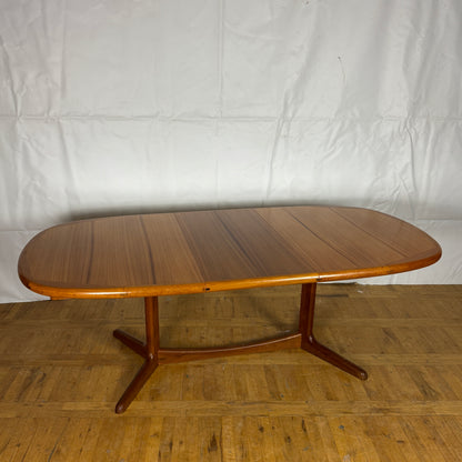 Benny Linden Danish teak dining table 1970s