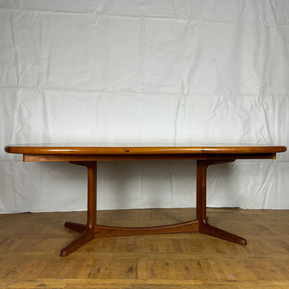 Benny Linden Danish teak dining table 1970s