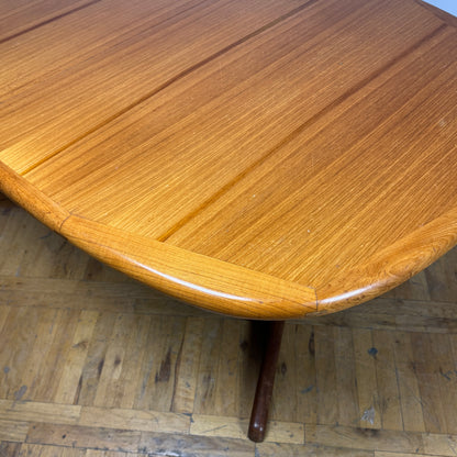 Benny Linden Danish teak dining table 1970s