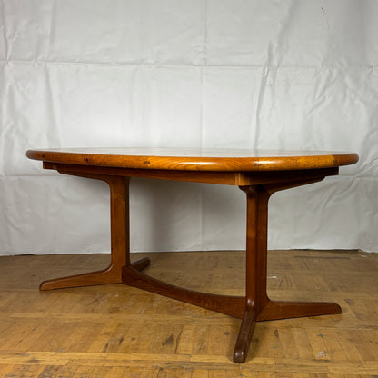 Benny Linden Danish teak dining table 1970s