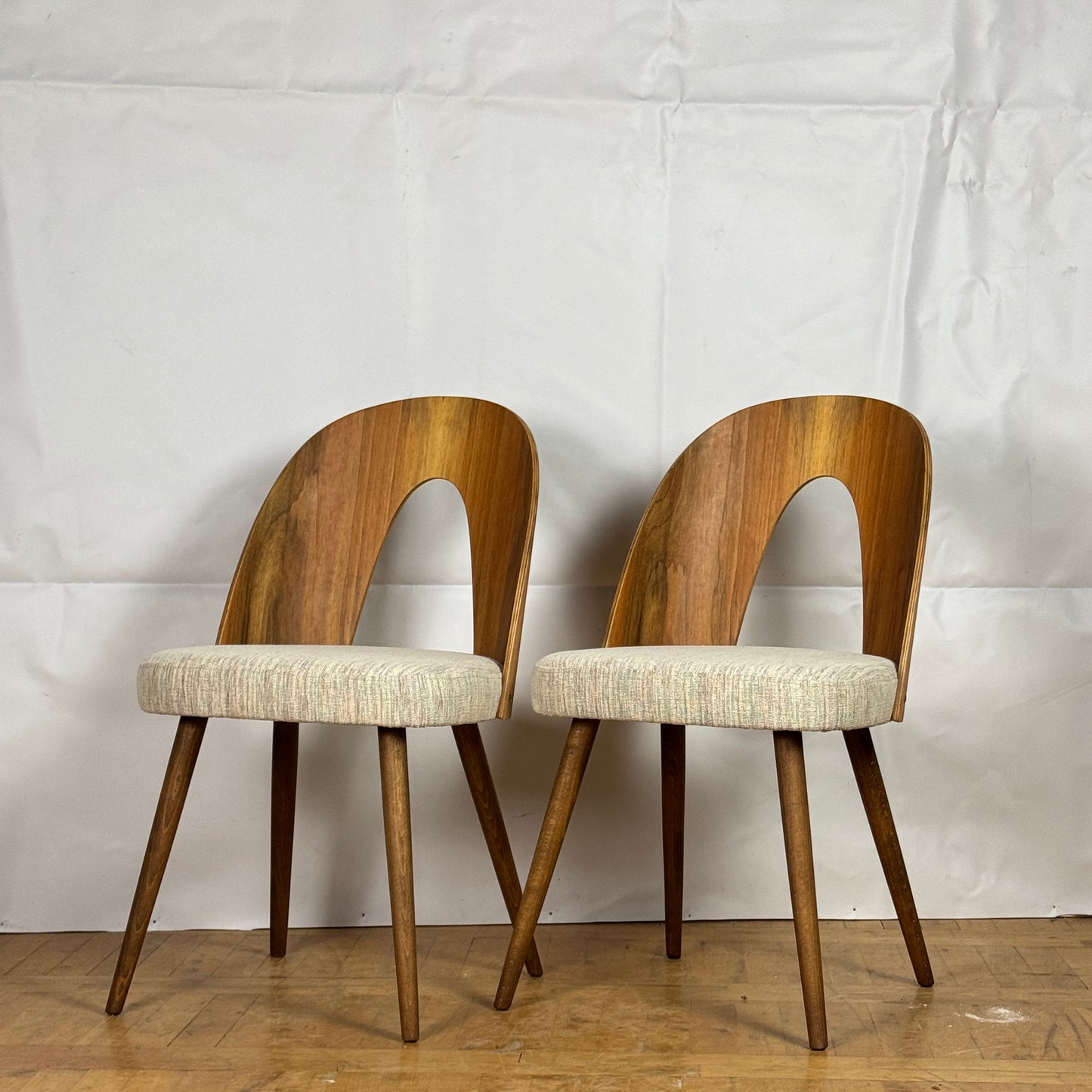 Set of 2 Tatra Nabytok chair by Antonin Suman 1960s