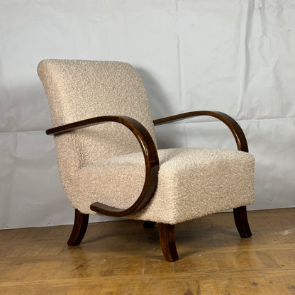 Pair of Jindřich Halabala armchairs for UP Zavody 1930s