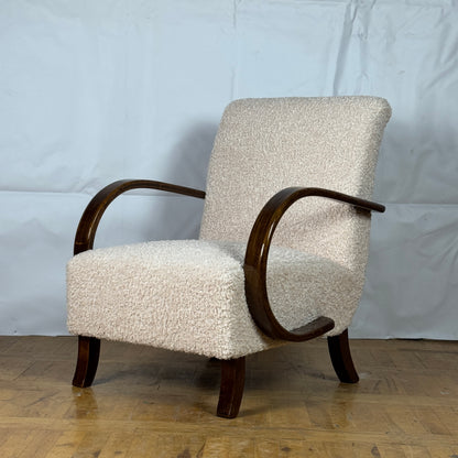 Pair of Jindřich Halabala armchairs for UP Zavody 1930s