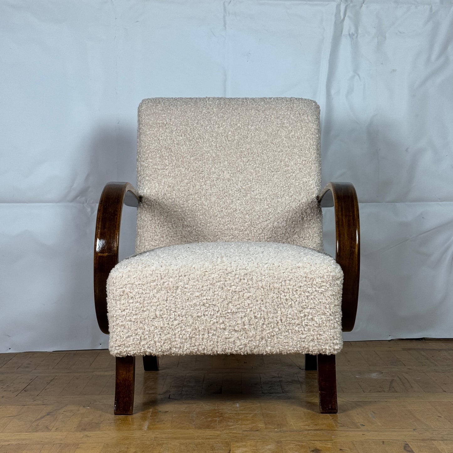 Pair of Jindřich Halabala armchairs for UP Zavody 1930s