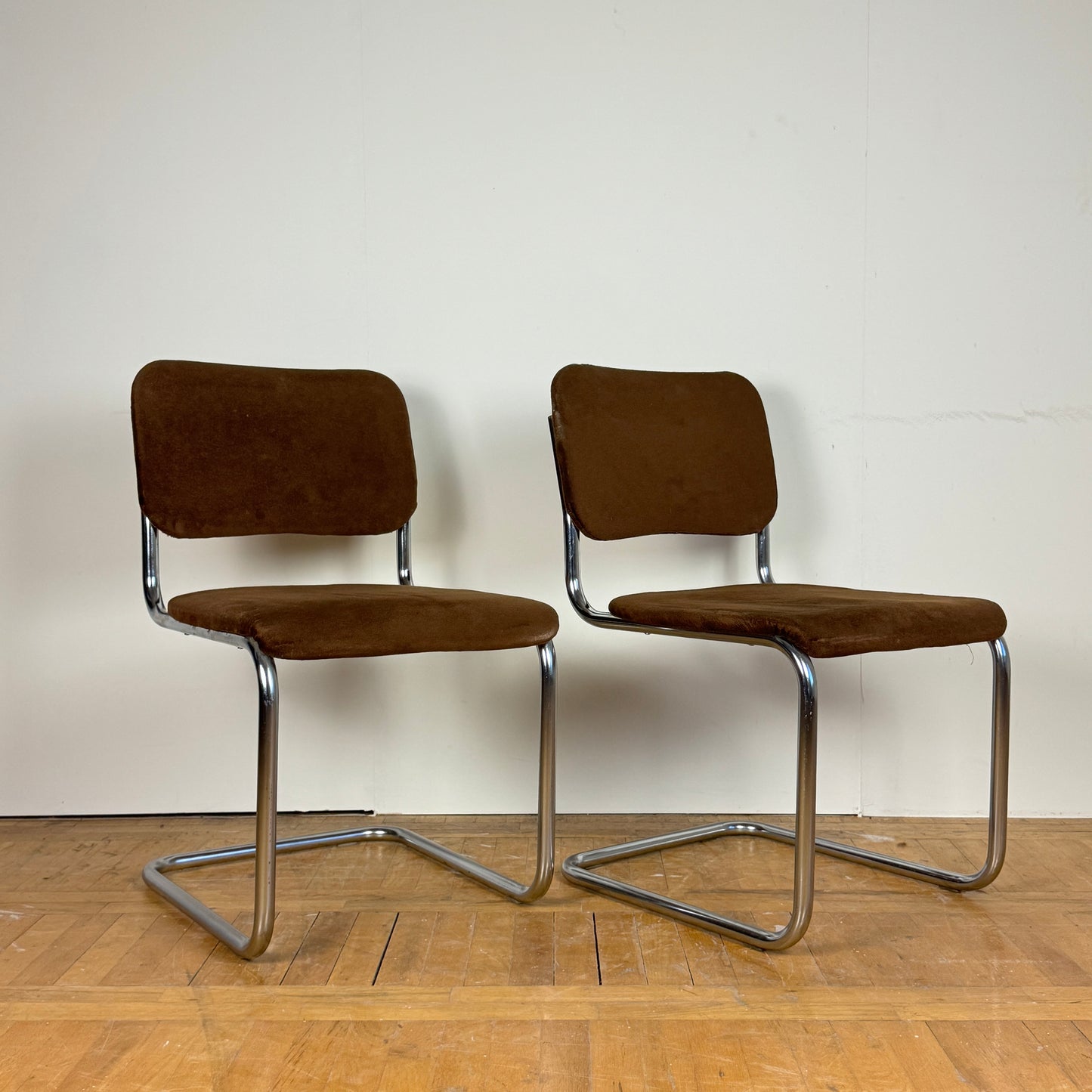 Pair of Bauhaus cantilaver chairs 1990s