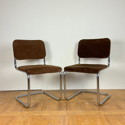 Pair of Bauhaus cantilaver chairs 1990s