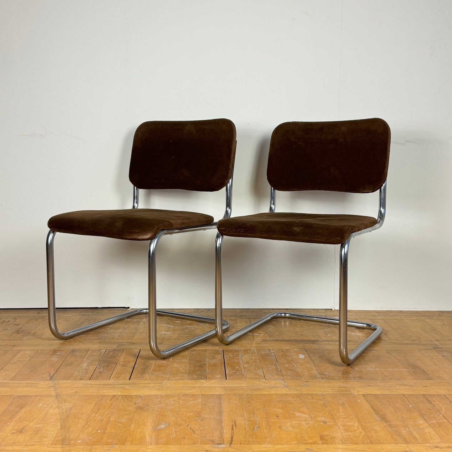 Pair of Bauhaus cantilaver chairs 1990s