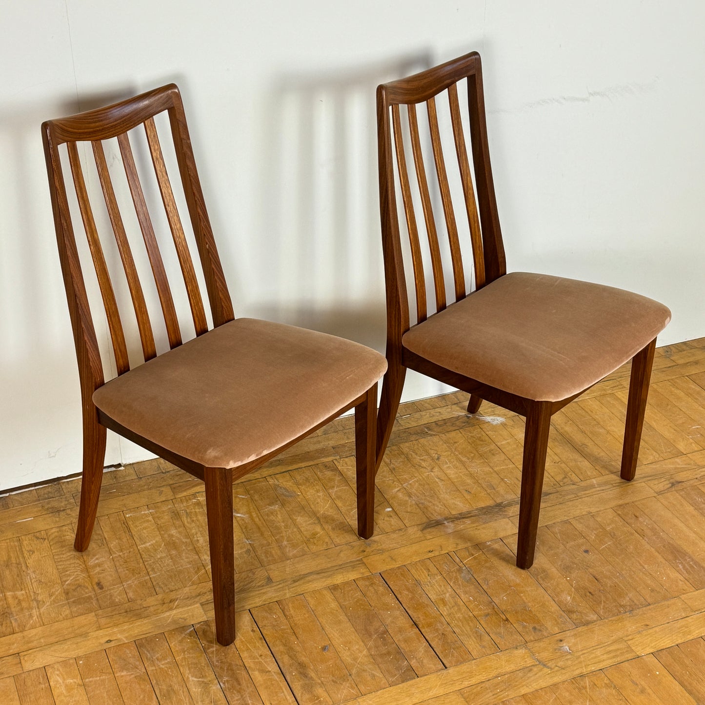 Set of 6 GPlan Fresco dining chairs 1960s