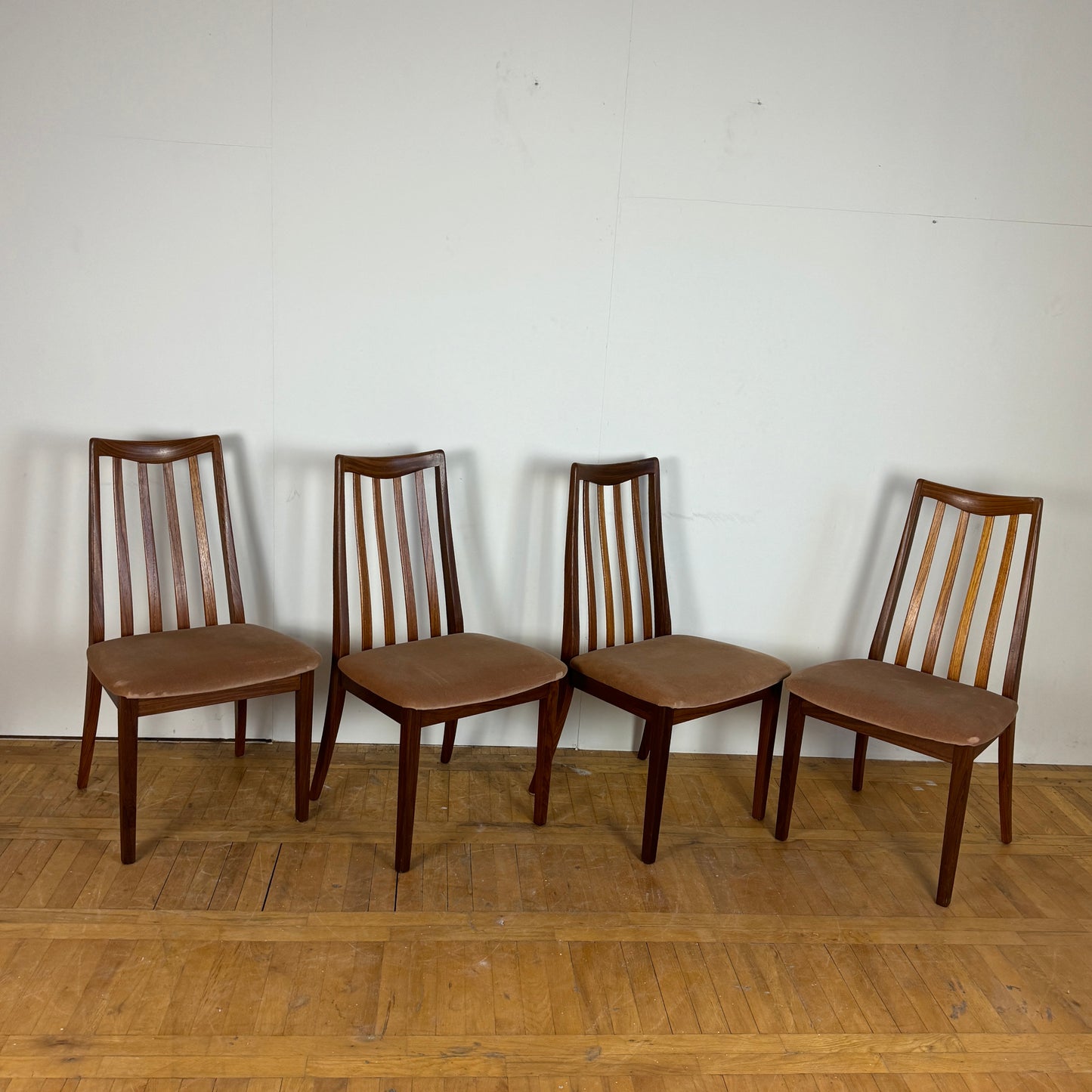 Set of 6 GPlan Fresco dining chairs 1960s