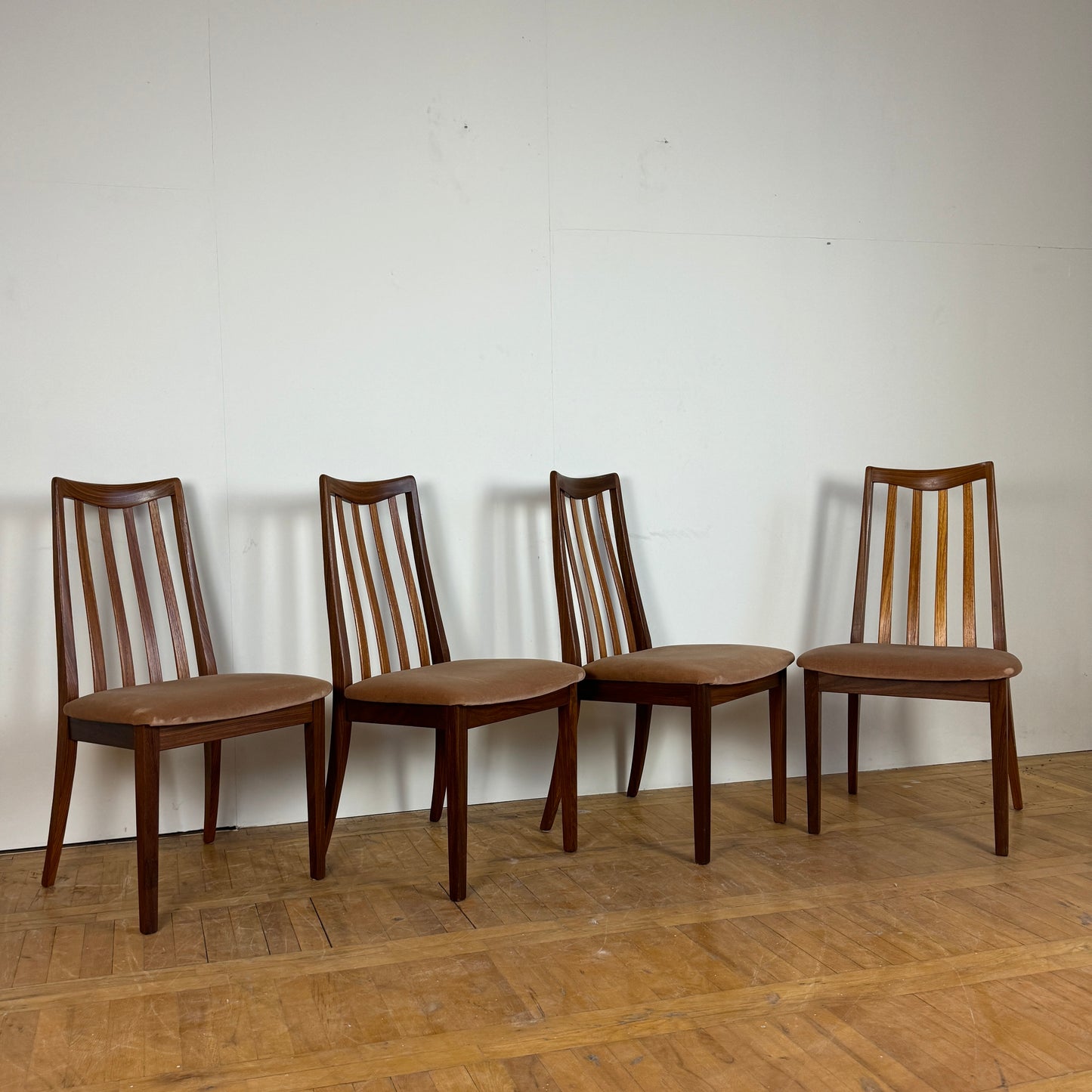 Set of 6 GPlan Fresco dining chairs 1960s