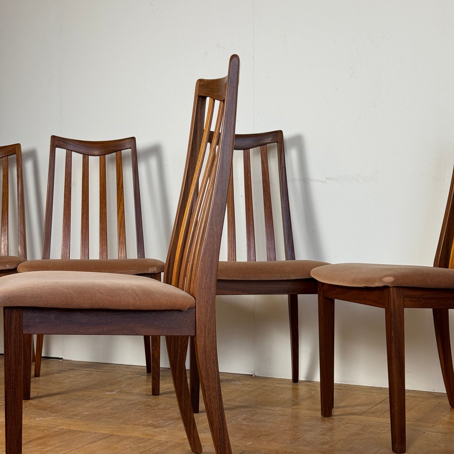 Set of 6 GPlan Fresco dining chairs 1960s