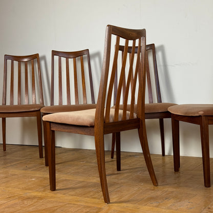 Set of 6 GPlan Fresco dining chairs 1960s