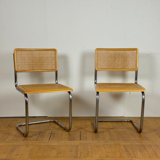 Pair of Marcel Breuer "Cesca" 1980s