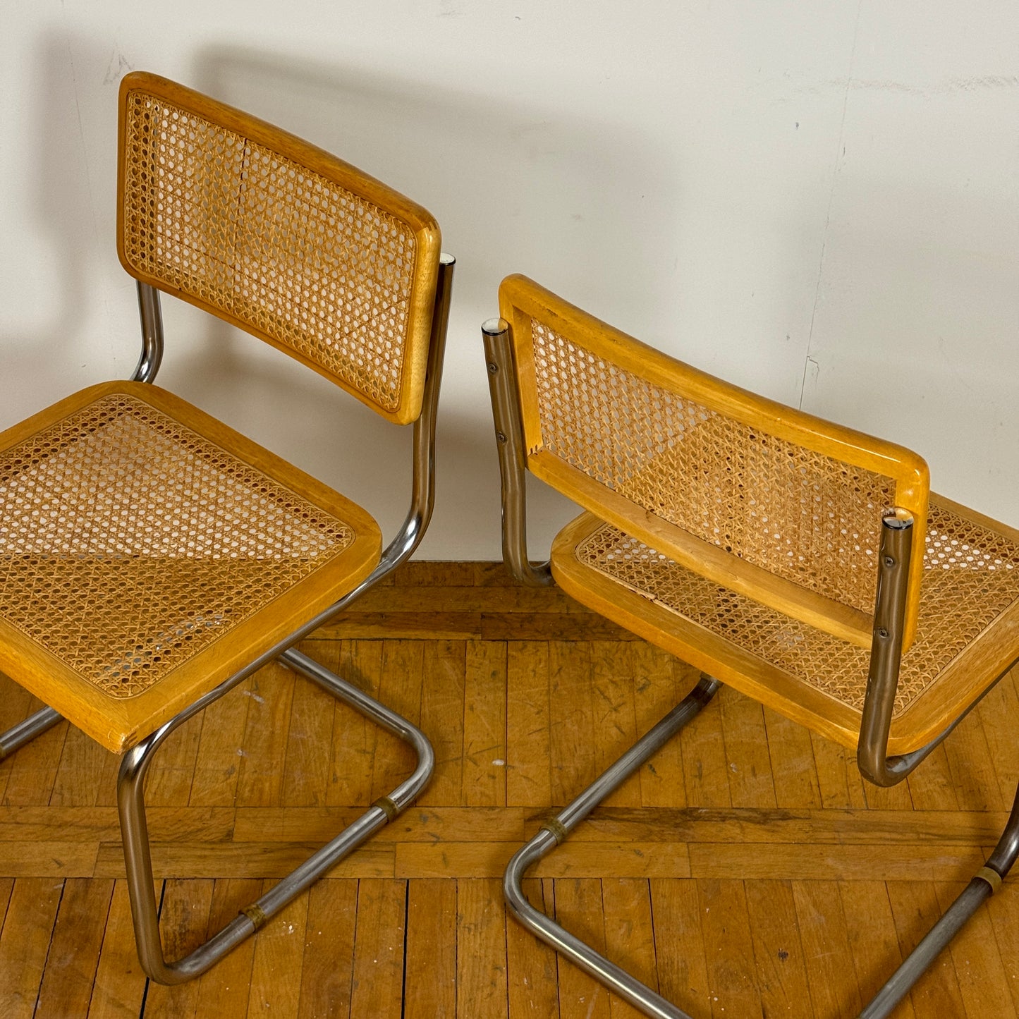 Pair of Marcel Breuer "Cesca" 1980s