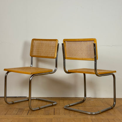 Pair of Marcel Breuer "Cesca" 1980s