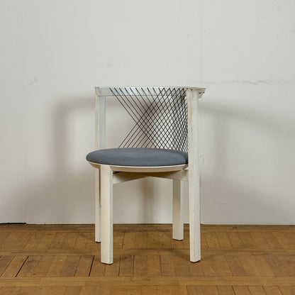 pair of string chair by Niels J. Haugesen for Tranekaer 1980s