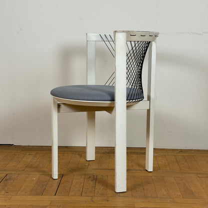 pair of string chair by Niels J. Haugesen for Tranekaer 1980s