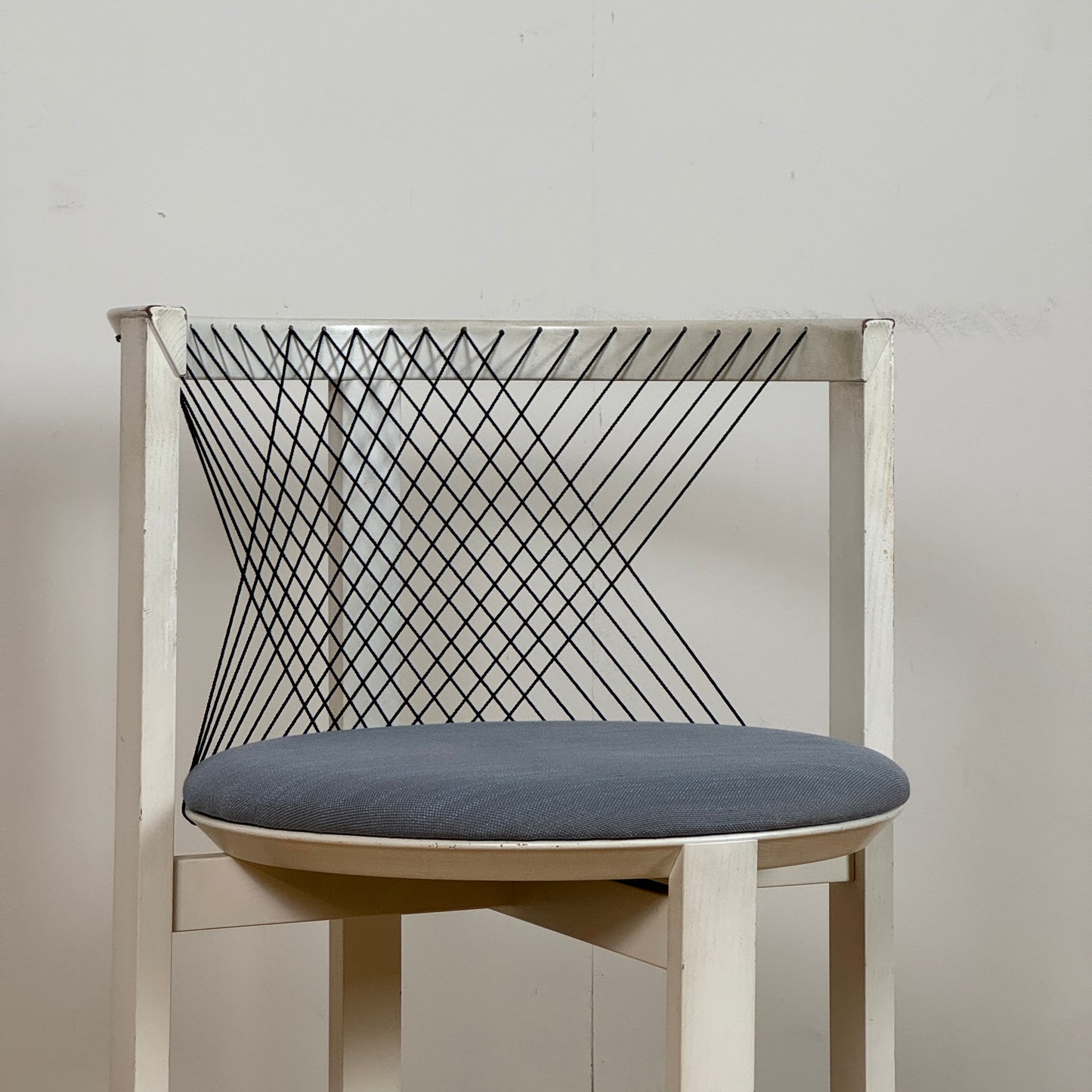 pair of string chair by Niels J. Haugesen for Tranekaer 1980s